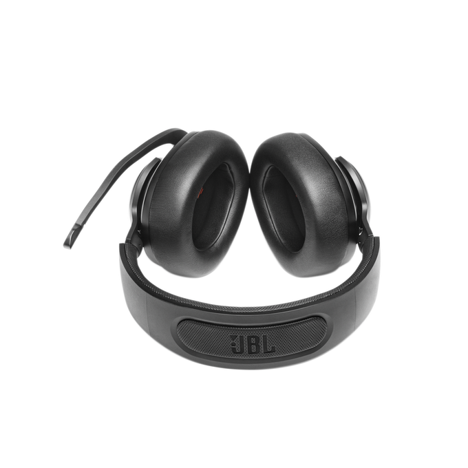 JBL Quantum 400 - Black - USB over-ear PC gaming headset with game-chat dial - Detailshot 7 image number null
